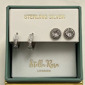2 pairs of sterling earrings.